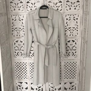 Zara Light Grey Trench Coat